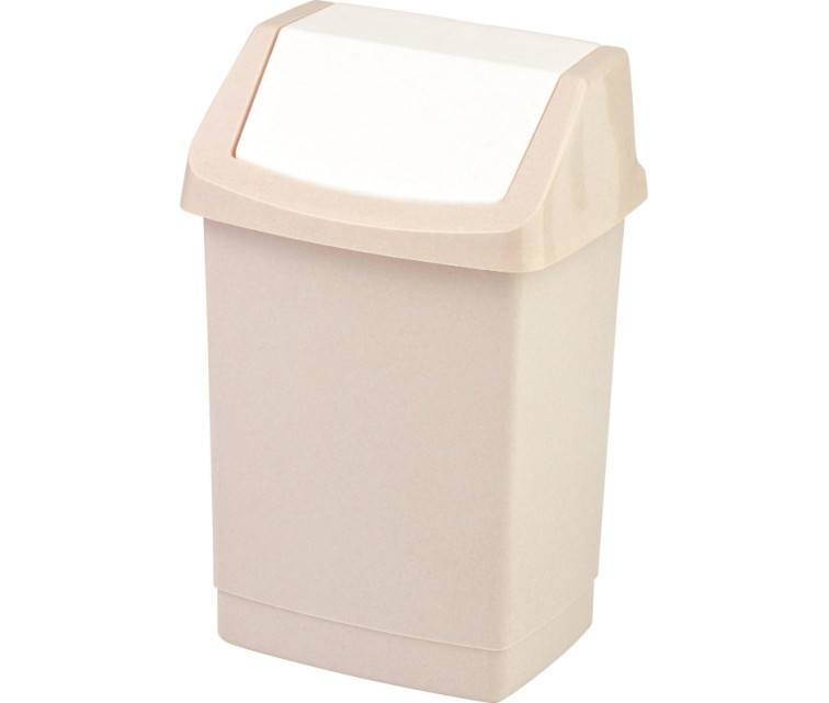 Click-it waste bucket 25L 32,5x26.5x50,5cm beige