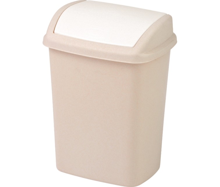 Waste bucket Dominik 10L 20x25x36cm beige