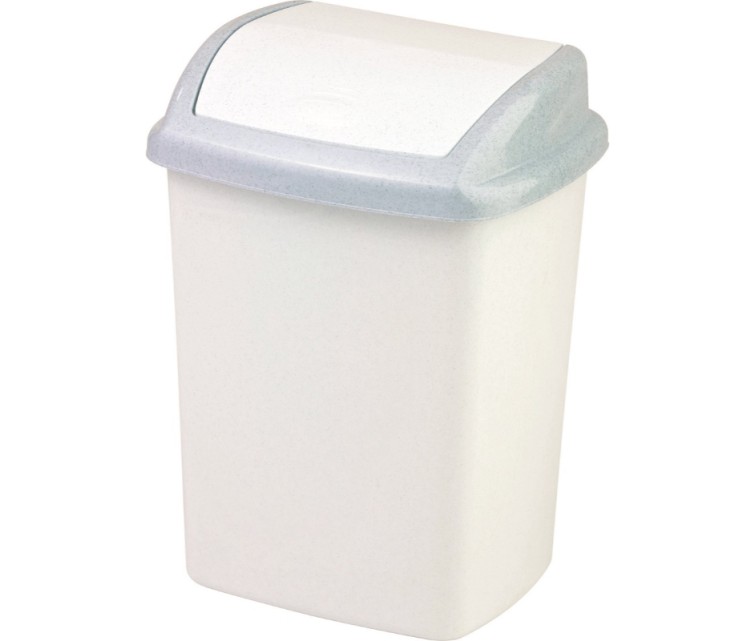 Waste bucket Dominik 25L 36,5x29,1x48cm grey