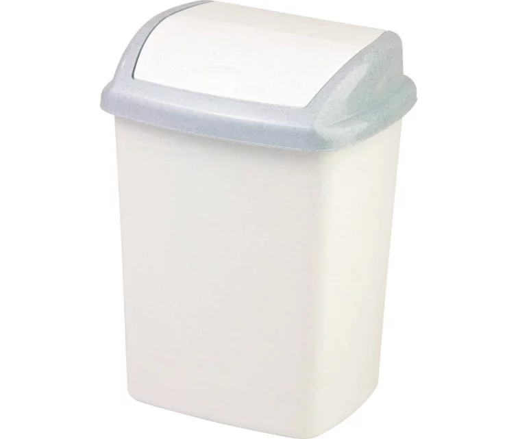 Waste bucket Dominik 25L 36,5x29,1x48cm grey Waste bucket Dominik 25L 36,5x29,1x48cm grey