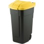 Wheeled bin 110L black/yellow