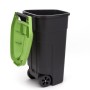 Wheeled bin 110L black/green