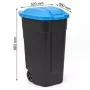 Wheeled bin 110L black/blue Wheeled bin 110L black/blue