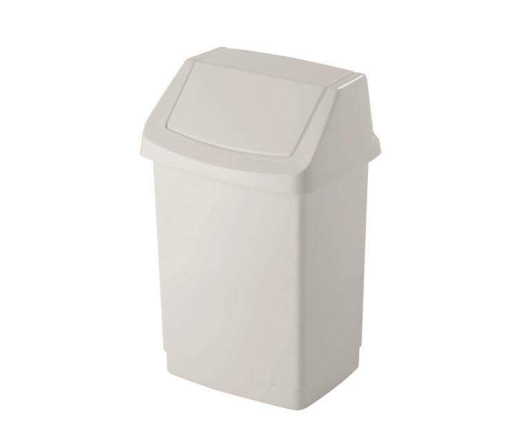 Ведро для мусора Click-it 50 л 38,5x33,5x63,5 см белое