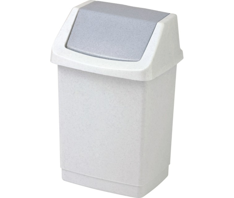 Click-it 50L waste bucket 38,5x33,5x63,5cm grey