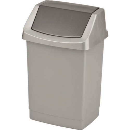 Atkritumu spainis Click-it 50L 38,5x33,5x63,5cm sudraba Atkritumu spainis Click-it 50L 38,5x33,5x63,5cm sudraba