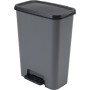 Compatta Duo 23+23L dark grey/black Pedal bin