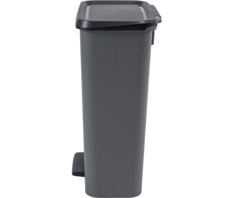 Compatta Duo 23+23L dark grey/black Pedal bin