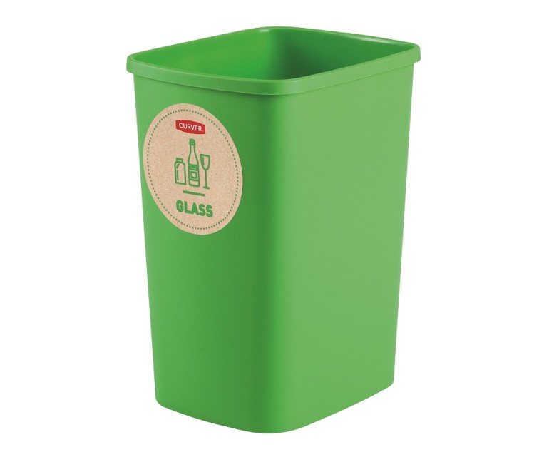 Set of waste buckets without lid Deco Flip Bin 3x10L blue/green/yellow