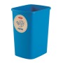 Set of waste buckets without lid Deco Flip Bin 3x10L blue/green/yellow