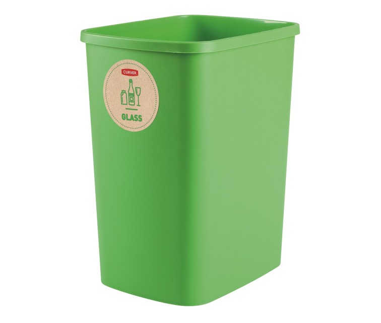 Atkritumu spaiņu bez vāka komplekts  Deco Flip Bin 3x25L zils/zaļš/dzeltens