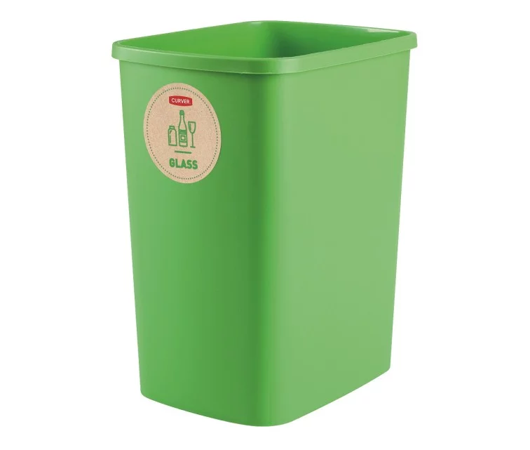 Atkritumu spaiņu bez vāka komplekts Deco Flip Bin 3x25L zils/zaļš/dzeltens