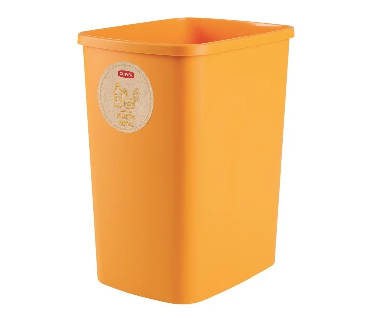 Atkritumu spaiņu bez vāka komplekts Deco Flip Bin 3x25L zils/zaļš/dzeltens