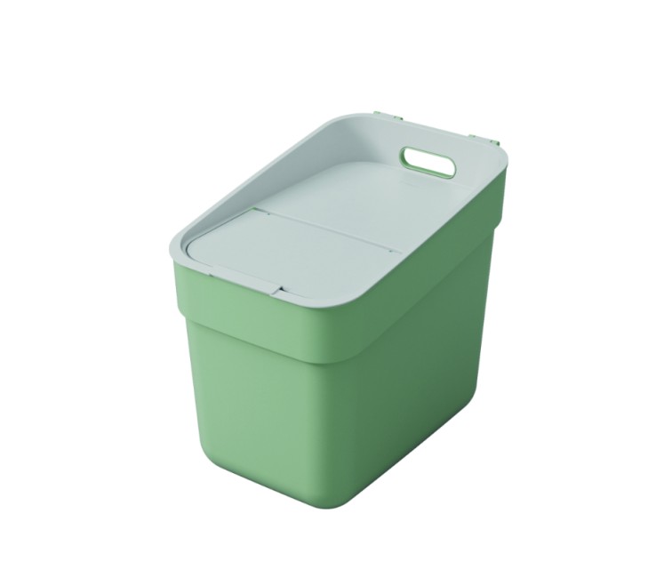 Ready To Collect 20L green/light grey waste bin