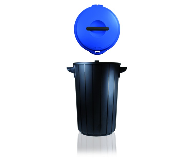 Waste bin Ecosolution 35L 42,5x37,5x54cm dark grey/blue