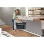 Atkritumu šķirošanas sistēma iebūvējamā EcoLine Design L / 2x14L / melna Atkritumu šķirošanas sistēma iebūvējamā EcoLine Design L / 2x14L / melna