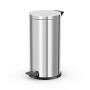Solid L waste bin with galvanised inner tank / 18L / Stainless steel