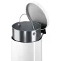 Solid L waste bin with galvanised inner tank / 18L / silver Solid L waste bin with galvanised inner tank / 18L / silver