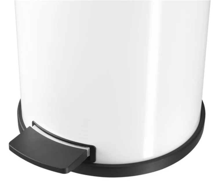 Solid L waste bin with galvanised inner tank / 18L / silver Solid L waste bin with galvanised inner tank / 18L / silver