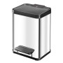 Waste bin with pedal Öko uno Plus M / 17L / stainless steel