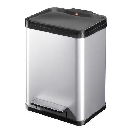 Atkritumu šķirošanas tvertne ar pedāli Öko duo Plus M / 2x9L / sudraba krāsā Atkritumu šķirošanas tvertne ar pedāli Öko duo Plus M / 2x9L / sudraba krāsā