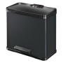 Waste sorting bin with pedal Öko duo Plus L / 17+9L / black