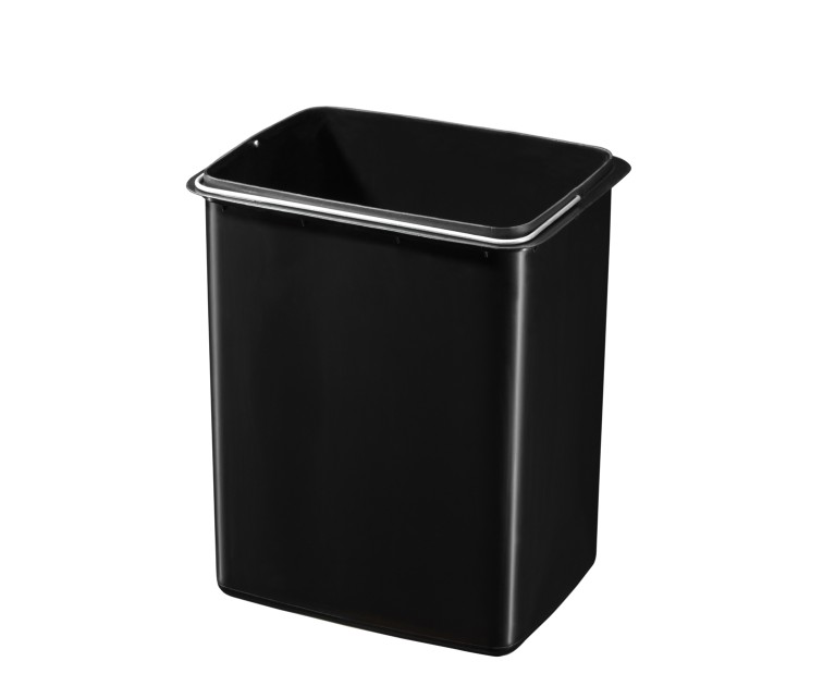 Waste sorting bin with pedal Öko duo Plus L / 17+9L / black