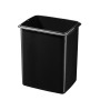 Waste sorting bin with pedal Öko duo Plus L / 17+9L / black