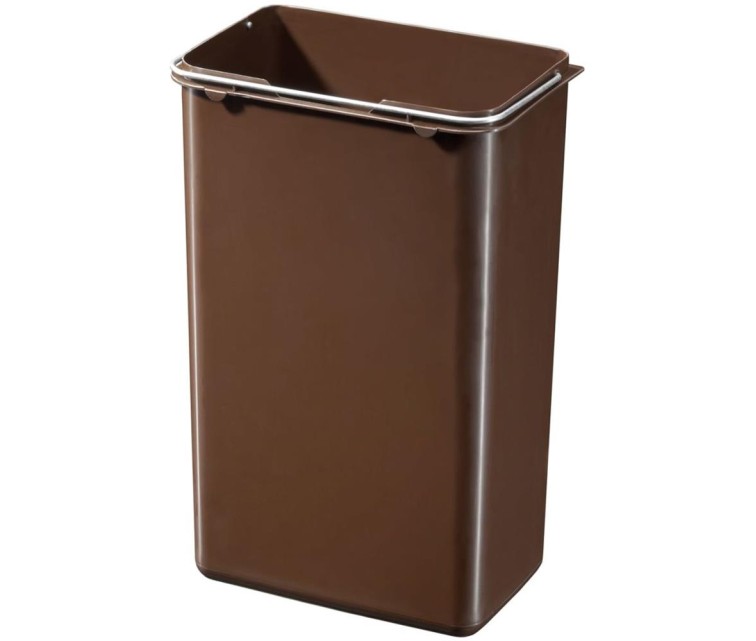 Waste sorting bin with pedal Öko trio Plus L / 3x9L / black