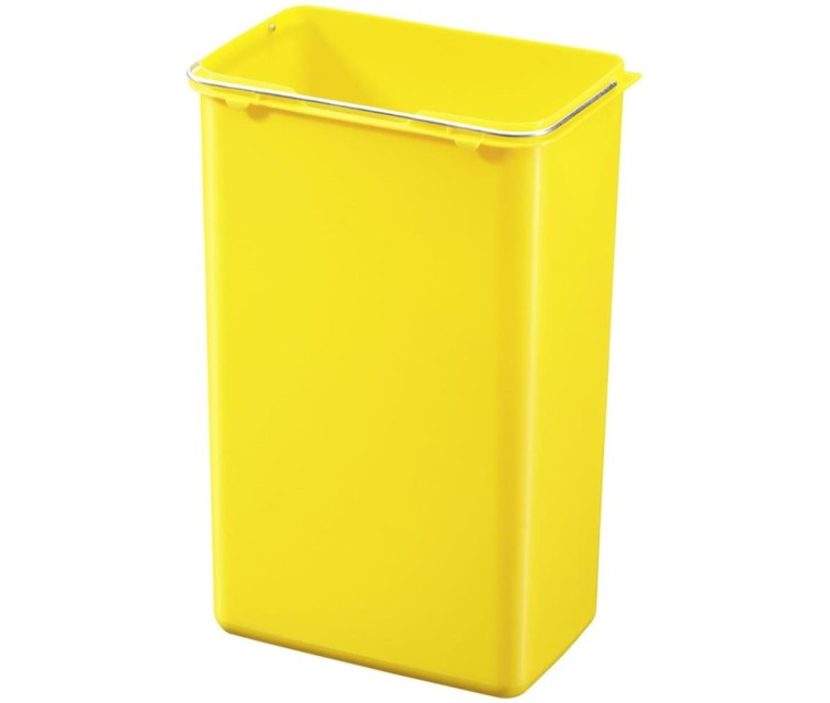 Waste sorting bin with pedal Öko trio Plus L / 3x9L / black