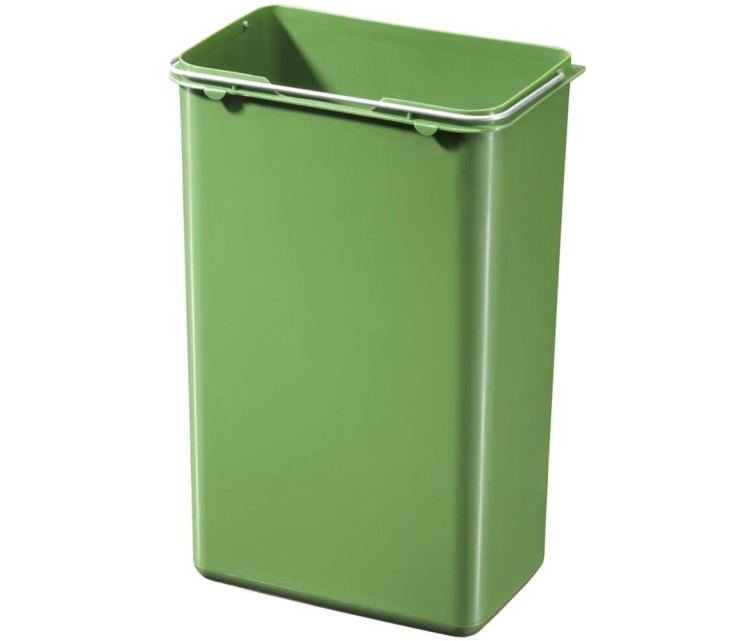 Waste sorting bin with pedal Öko trio Plus L / 3x9L / black