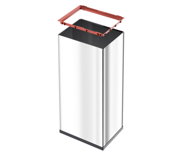 Big-Box Waste Bin Swing XL / 52L / Stainless Steel