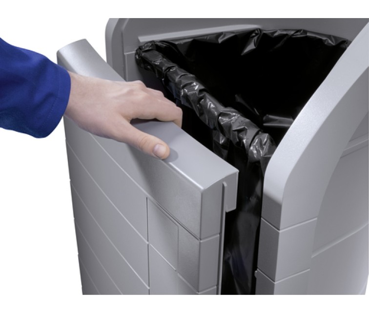 Atkritumu šķirošanas sistēma ProfiLine WSB design XXXL / 120L / pelēka