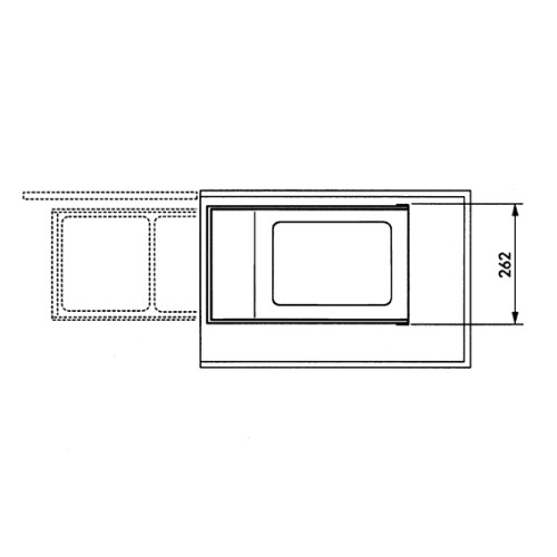 Atkritumu tvertne iebūvējamā Multi-Box duo L / 2x14L / balta