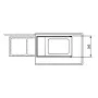 Hailo spintelės šiukšliadėžė Multi-Box Duo, kreminė, 2x14l, L dydžio Hailo spintelės šiukšliadėžė Multi-Box Duo, kreminė, 2x14l, L dydžio