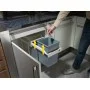 Hailo spintelės šiukšliadėžė Multi-Box Duo, kreminė, 2x14l, L dydžio Hailo spintelės šiukšliadėžė Multi-Box Duo, kreminė, 2x14l, L dydžio