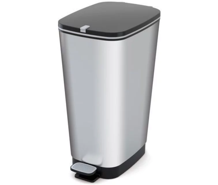 Pedal bucket metallic Chic Bin L 45L steel Pedal bucket metallic Chic Bin L 45L steel