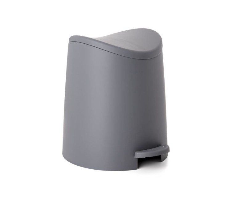 Bathroom pedal bucket 3L Standard grey