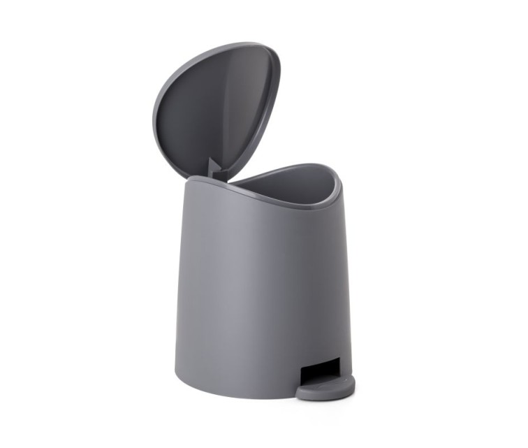 Bathroom pedal bucket 3L Standard grey