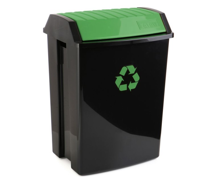 Waste bin 50L green