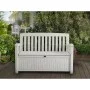 Pink/hoiukast Patio Bench, valge Pink/hoiukast Patio Bench, valge