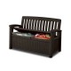 Uzglabāšanas sols Patio Storage Bench 227L brūns Uzglabāšanas sols Patio Storage Bench 227L brūns
