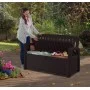 Скамья для хранения Patio Storage Bench 227L коричневая