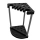 Dārza darbarīku turētājs stūra Corner Tool Rack melns Dārza darbarīku turētājs stūra Corner Tool Rack melns
