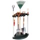 Dārza darbarīku turētājs stūra Corner Tool Rack melns Dārza darbarīku turētājs stūra Corner Tool Rack melns