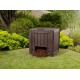 Komposta kaste Deco Composter With Base 340L brūna Komposta kaste Deco Composter With Base 340L brūna