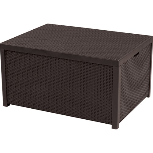 Garden table/storage box Arica brown Garden table/storage box Arica brown