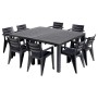 Садовый стол Julie Double Table (2 конфигурации) серый