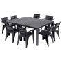 Garden table Julie Double Table ( 2 configurations) grey