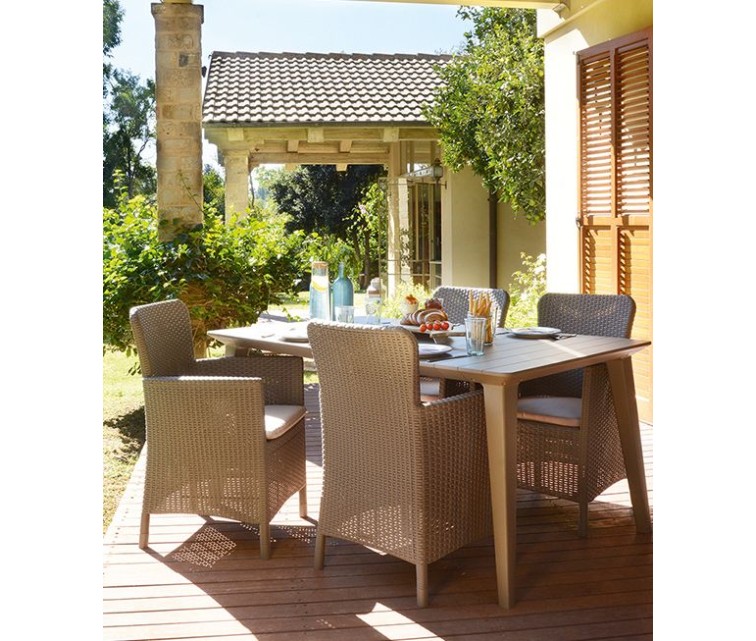 Garden table Lima 160 beige